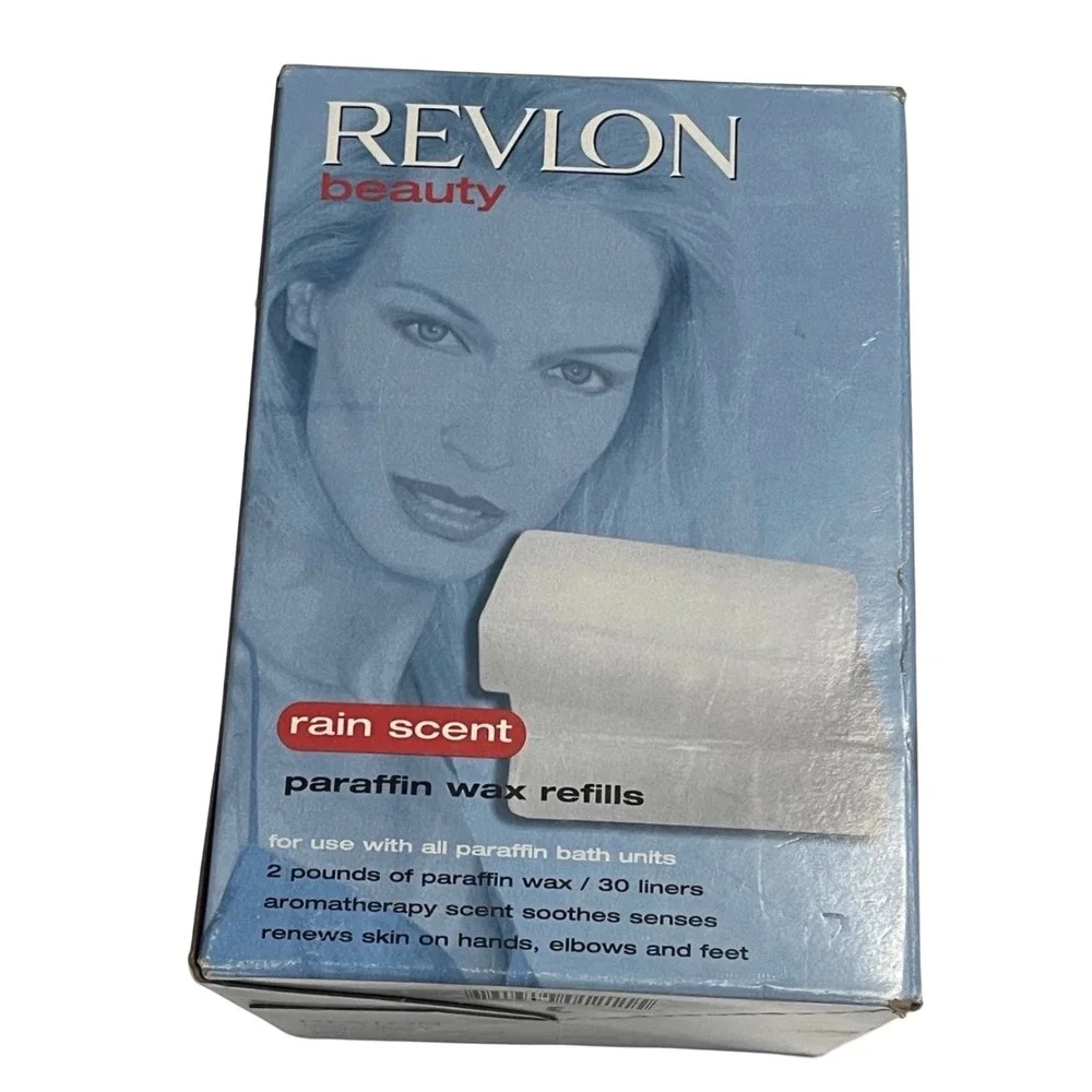 Open Box! Revlon MoistureStay Paraffin Wax Refills Rain Scent 2lb Liners RVS1211